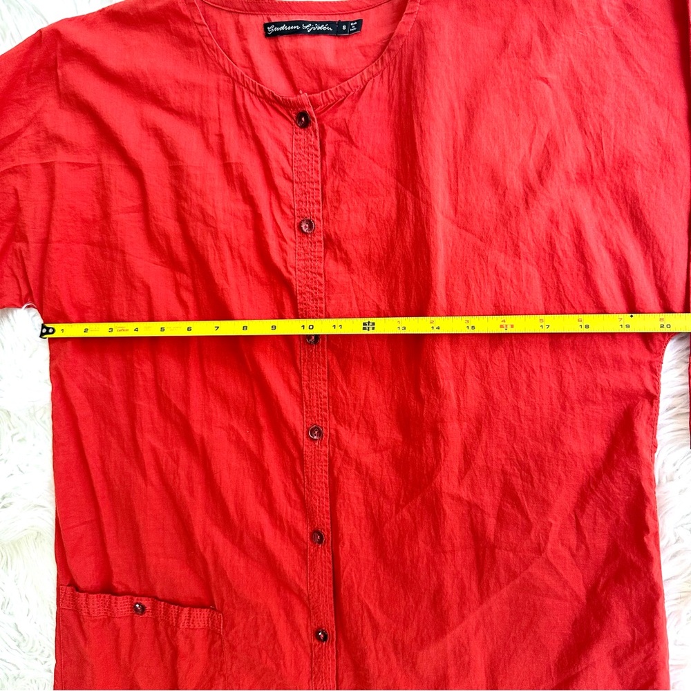 Gudrun Sjõden dress Orange/Red Size Medium Cotton - Picture 9 of 15